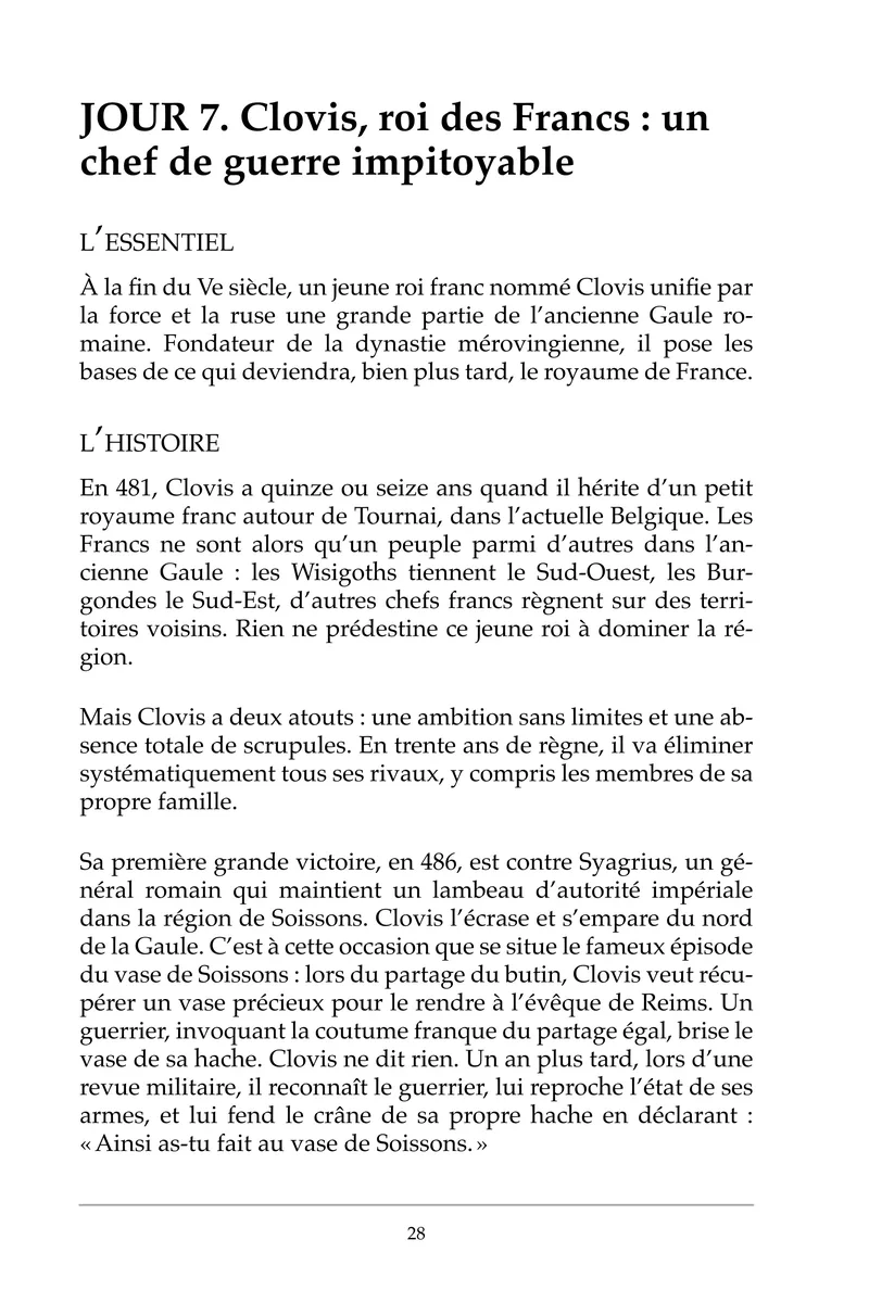 100 Jours pour Comprendre l'Histoire de France — Aperçu