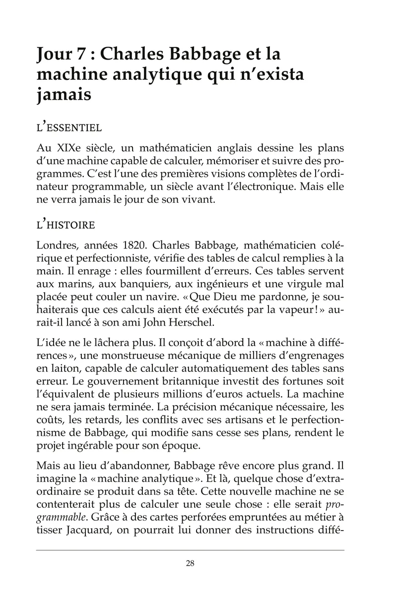 100 Jours pour Comprendre l'Histoire de l'Informatique — Aperçu
